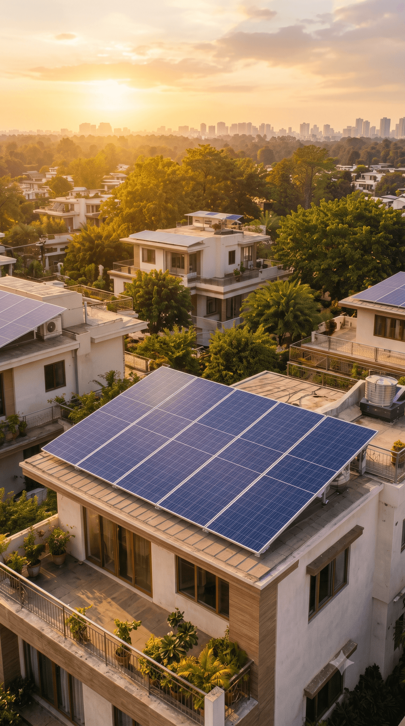Onray Solar rooftop installation in India